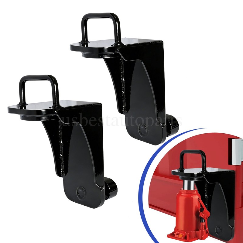 Pair Heavy Duty Shipping Container Jack Lug Leveler U-Shaped Handle 50000LBS