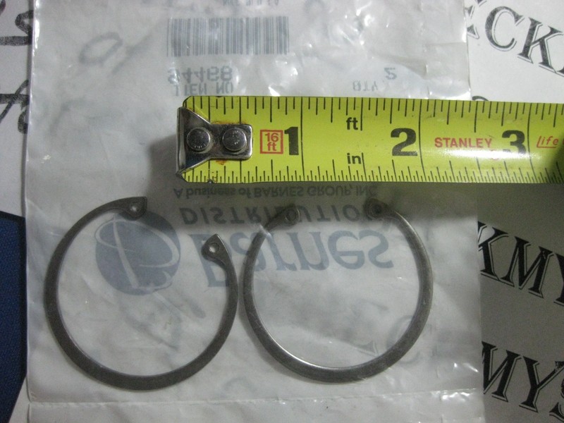 NEW Internal Retainer Snap Ring PH15-7 STAINLESS 1-1/2 (2EA) #94468 MADE IN USA