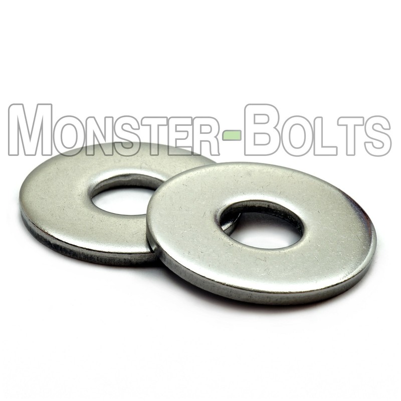 Fender Washers Zinc Plated Steel Grade A, Metric DIN 9021, M4 M5 M6 M8 M10 M12
