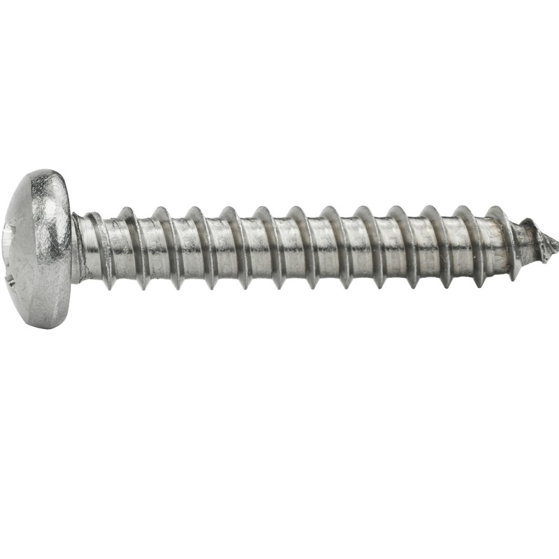 #12 Phillips Pan Head Sheet Metal Screws Self Tap Stainless Steel All Lengths gallery