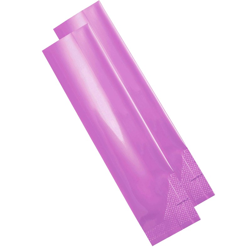 400 Single-Use Food-Safe Mylar Packets w/ Tear Notch for Powder Product 1.2x4.7" gallery