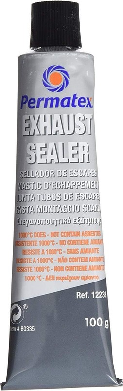 Permatex 80335 Muffler and Tailpipe Sealer, 3 oz., Plastic, 1 Count (Pack of 1)