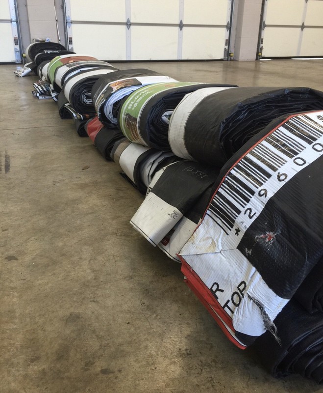 Used Heavy Duty Billboard Tarps, 12’x24’. ***Fast Free Ship***