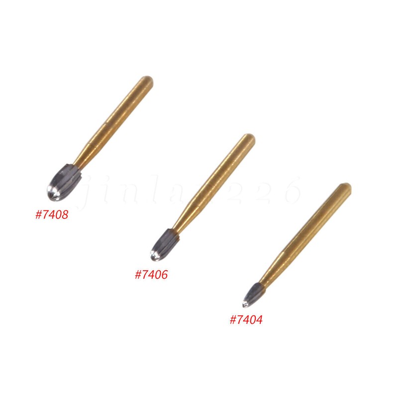 Dental Tungsten Carbide Bur Trimming & Finishing Egg Football FG7404/7406/7408 gallery